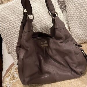 Coach Purple Shoulder Bag with Adjustable Straps